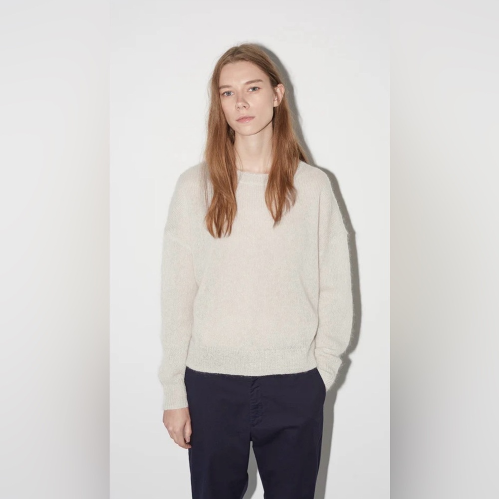 Isabel Marant Soft Cream Scoop Neck Sweater